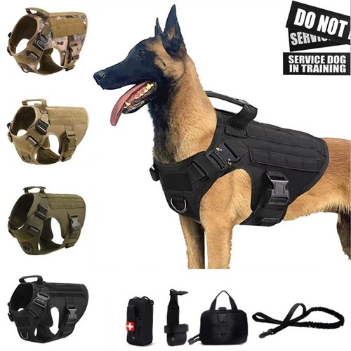 Tactical dog harness - tactical, leash