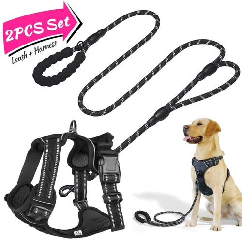 Reflective pull dog harness - reflective,